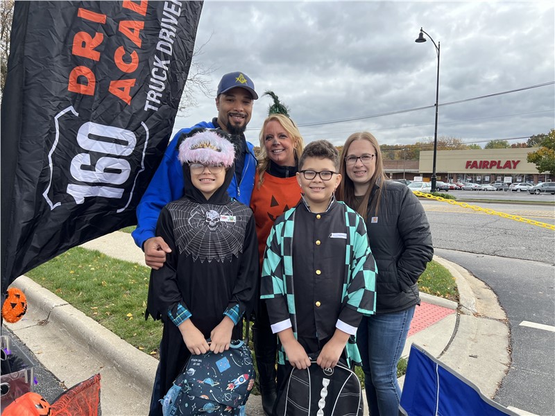 160 Driving Academy Palos Hills Branch Location participated in a Trunk or Treat Event.