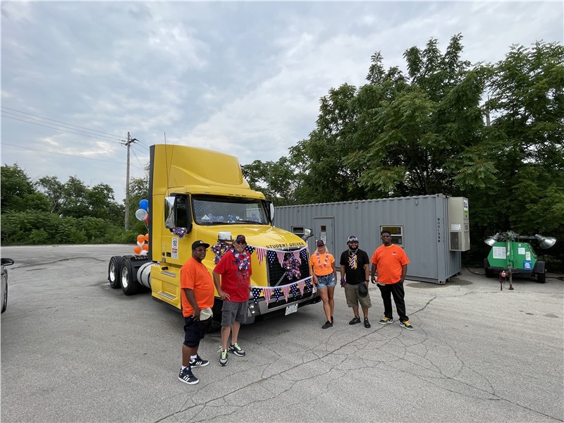 160 Driving Academy Milwaukee branch participates in a 4th of July Parade!