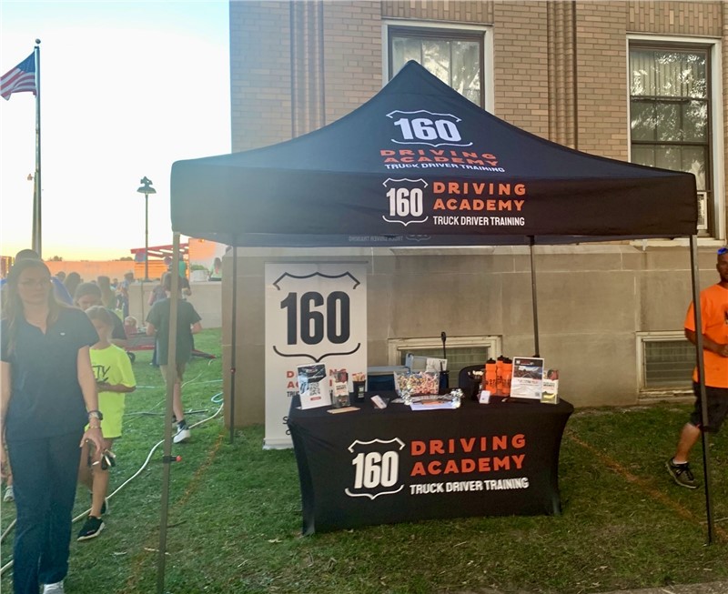 ​160 Driving Academy’s Kaskaskia branch team participated in the Fall Festival