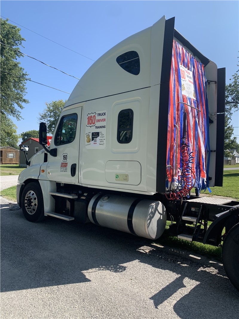 ​160 Driving Academy Kaskaskia Branch Location participates in Patoka Fall Festival Parade.