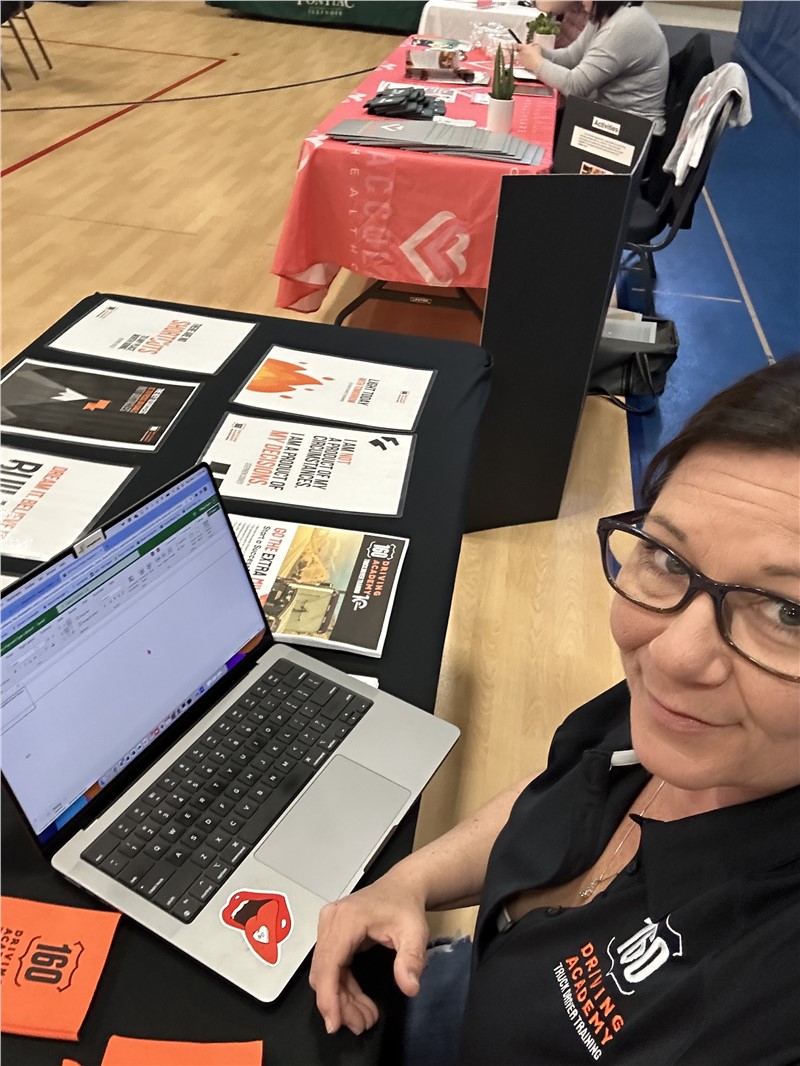 160 Driving Academy Peoria Branch location participates in Livingston County Job Fair!