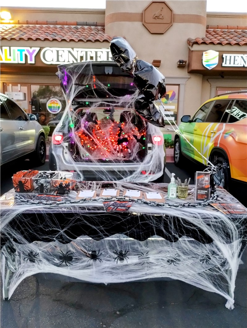 ​160 Driving Academy Las Vegas Branch Location participates in a Truck or Treat Event.