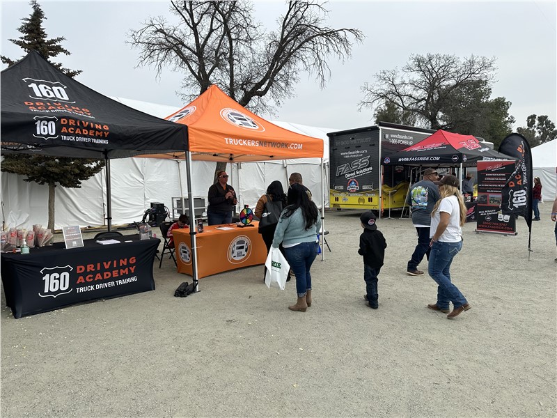 160 Driving Academy Redding Branch participates in World AG Expo.