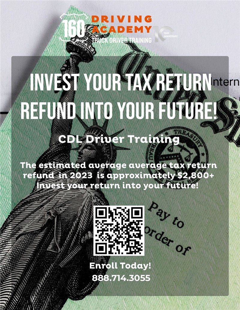 ​160 Driving Academy wants to help YOU with Tax Season!