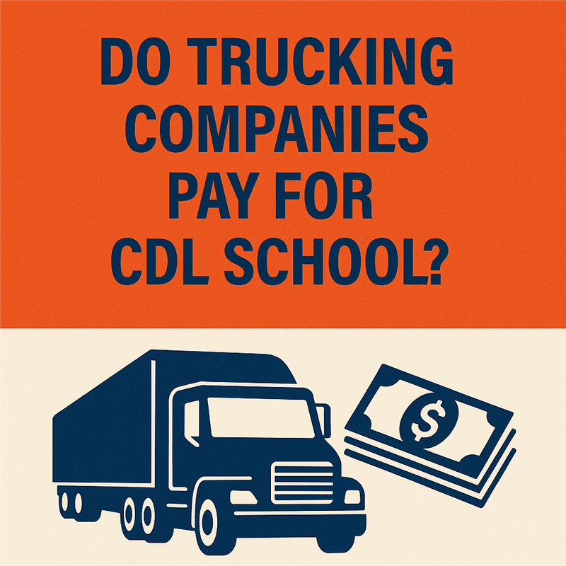 Do Trucking Companies Pay for CDL School?
