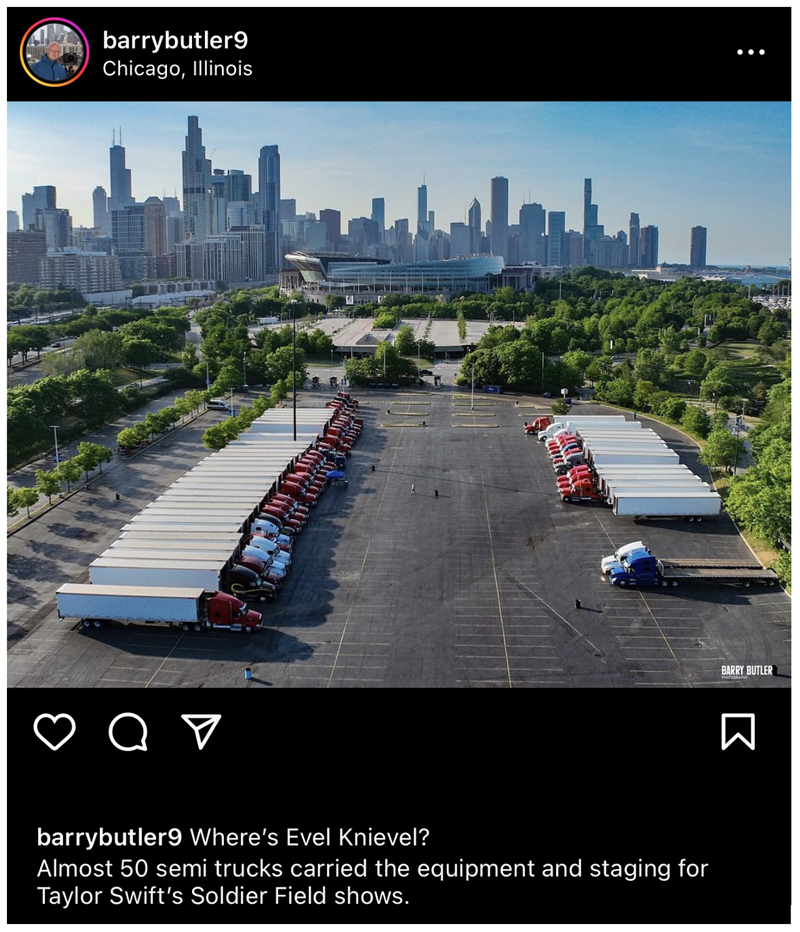 Taylor Swift Eras Tour Powered by... TRUCK DRIVERS!