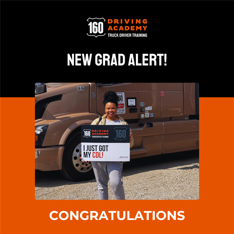 One and Done: How Michelle Got Her CDL on the First Try with 160 Driving Academy
